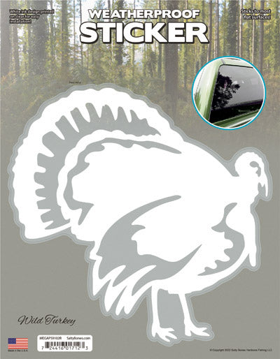 Turkey Plotted Style Mega Decal