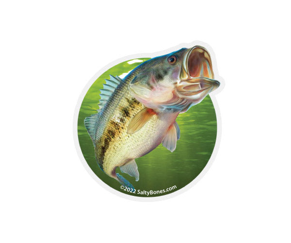 Largemouth Bass Tumbler Decal