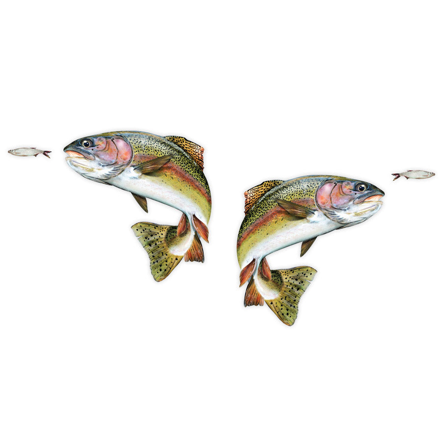 Rainbow Trout Mega Decal Double Pack