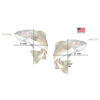 Rainbow Trout Mega Decal Double Pack