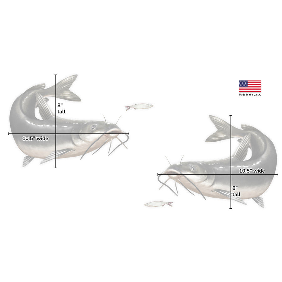 Channel Catfish Mega Decal Double Pack