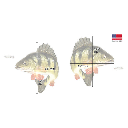 Yellow Perch Mega Decal Double Pack