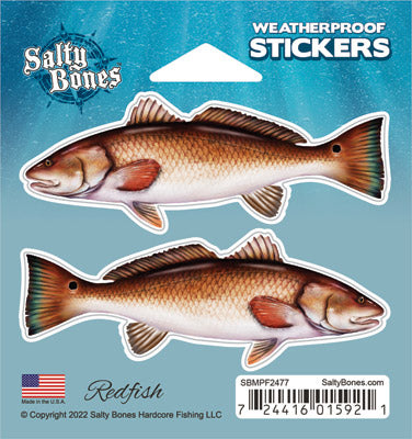 Redfish Mini Profile Fish Decals