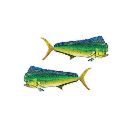 Mahi Mini Profile Fish Decals