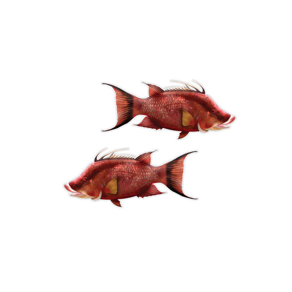 Hogfish Mini Profile Fish Decals