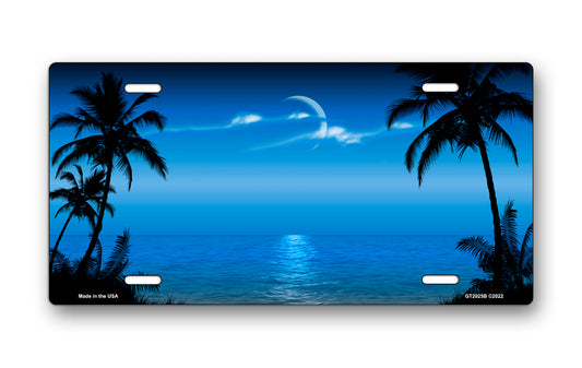 Blue Palms Beach Scenic License Plate