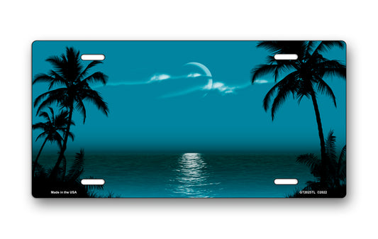 Teal Palms Beach Scenic License Plate