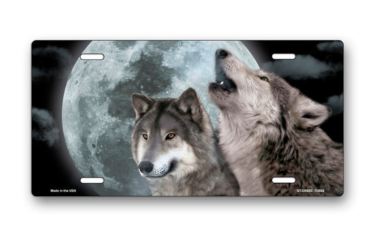 Moon Wolves License Plate