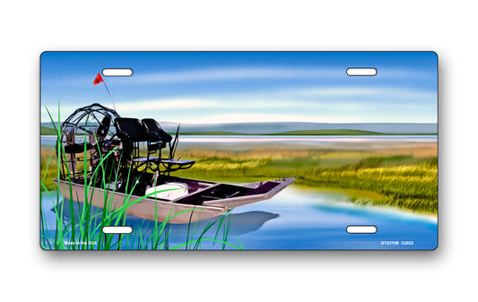 Airboat License Plate