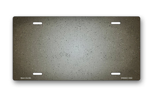 Speckled Gray Ringer License Plate