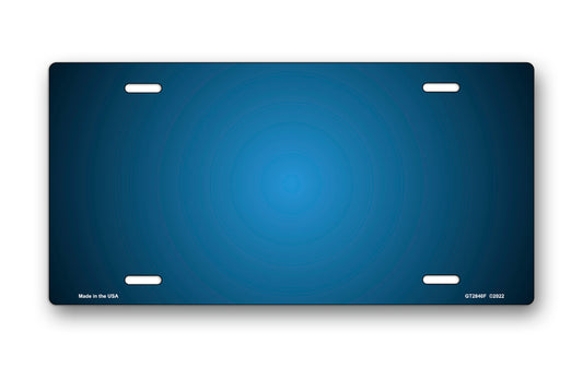 Dark Blue Ringer License Plate