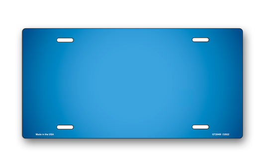Light Blue Ringer License Plate
