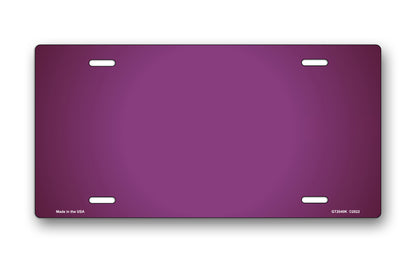 Purple Ringer License Plate
