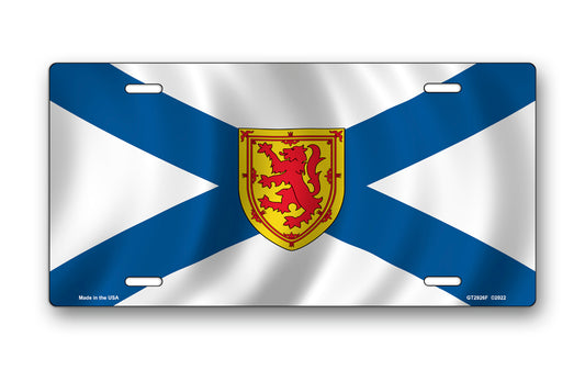 Flag of Nova Scotia License Plate