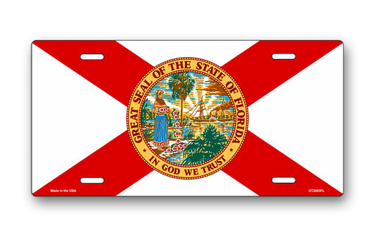 Florida State Flag License Plate