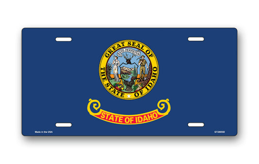 Idaho State Flag License Plate