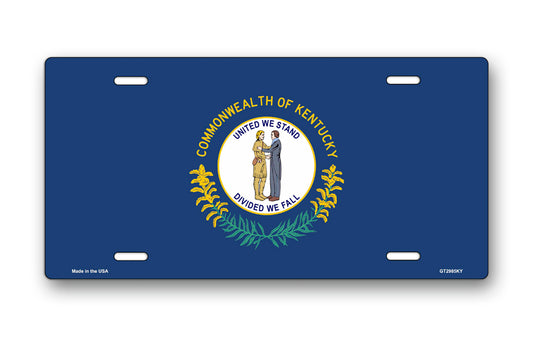 Kentucky State Flag License Plate