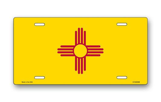 New Mexico State Flag License Plate