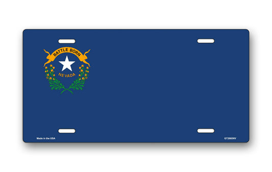Nevada State Flag License Plate
