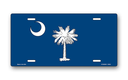 South Carolina State Flag License Plate