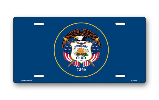 Utah State Flag License Plate