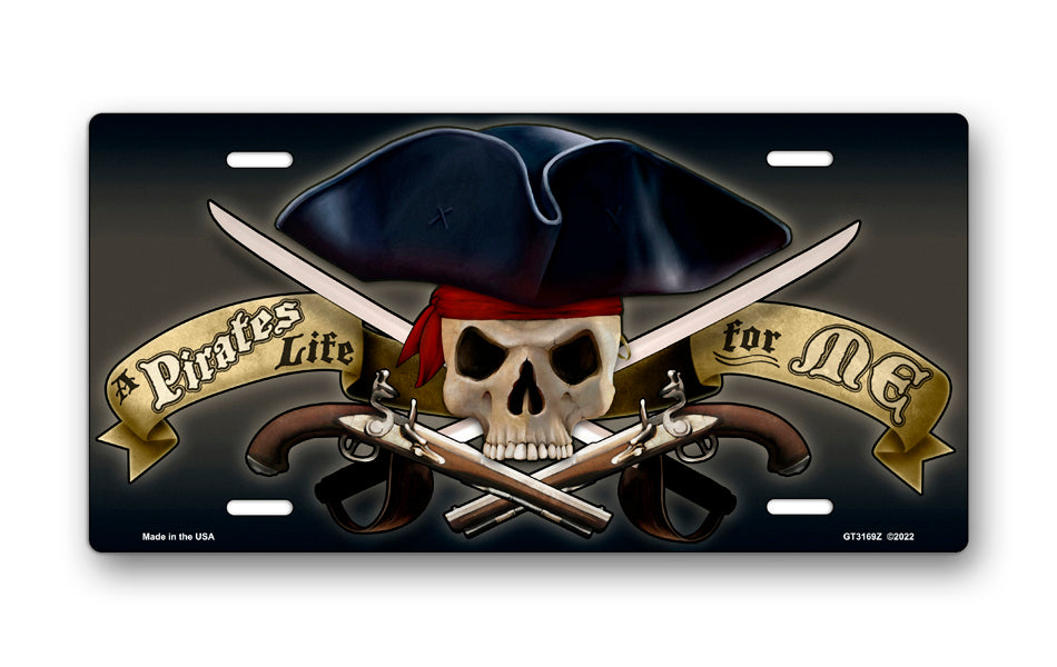 A Pirates Life For Me License Plate