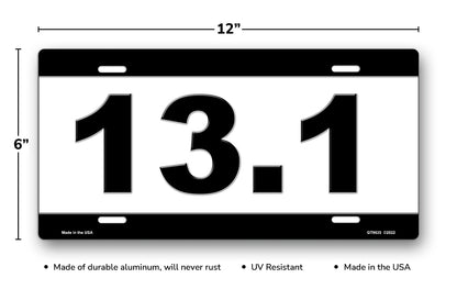 13.1 License Plate