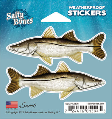 Snook Mini Profile Fish Decals