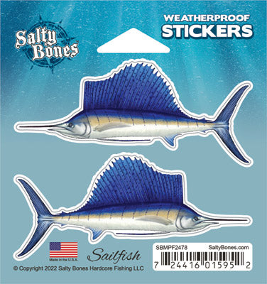 Sailfish Mini Profile Fish Decals