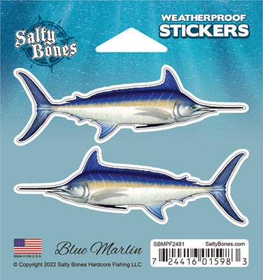 Marlin Mini Profile Fish Decals