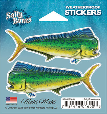 Mahi Mini Profile Fish Decals