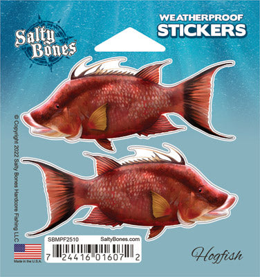 Hogfish Mini Profile Fish Decals