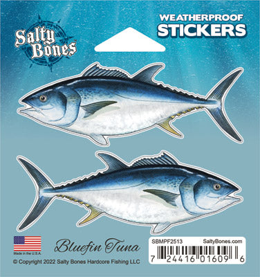 Bluefin Tuna Mini Profile Fish Decals