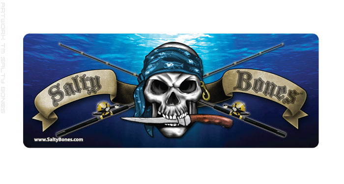 Salty Bones Fishing Decal