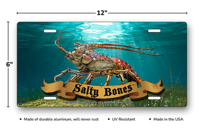 Salty Bones Salty Bones Lobster License Plate