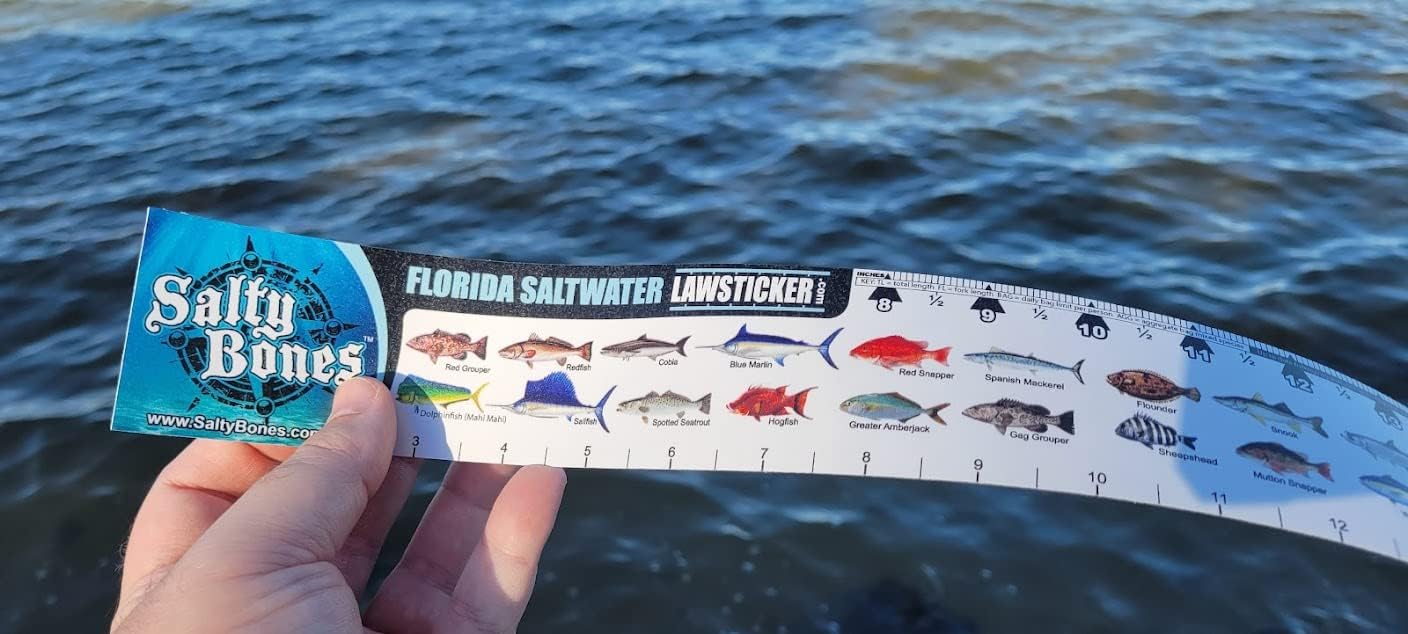 Salty Bones Florida Saltwater Lawsticker - 36