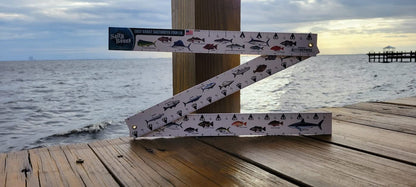 Salty Bones East Coast Saltwater Fish ID - 36" Folding Fishing Ruler