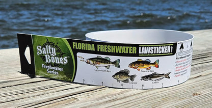 Salty Bones Florida Freshwater Lawsticker - 36" Sticker Ruler