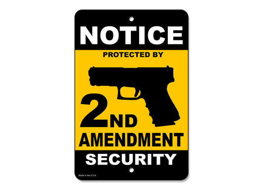 Notice 2A Security Sign