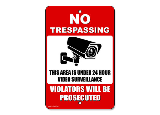 No Trespassing Violators Will Be Prosecuted Sign