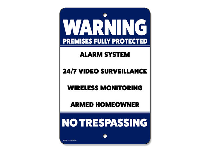 Notice Second Amendment Security Sign – Salty Bones
