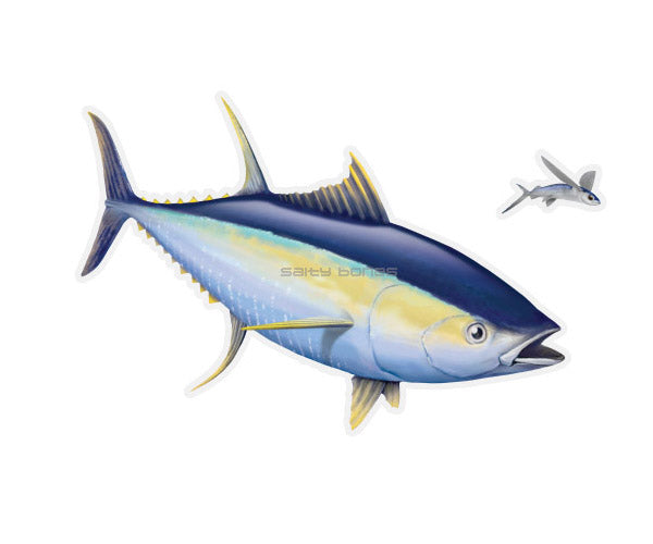Yellowfin Tuna Mega Decal