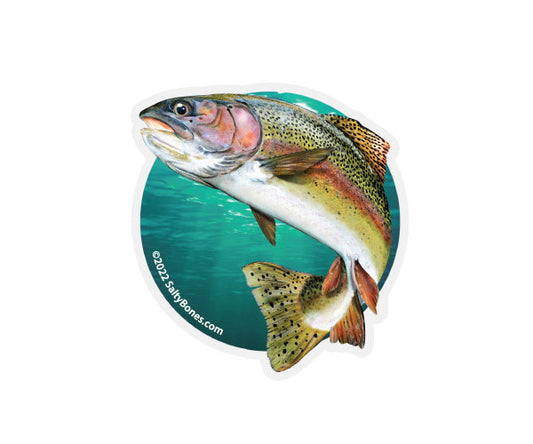 Rainbow Trout Tumbler Decal