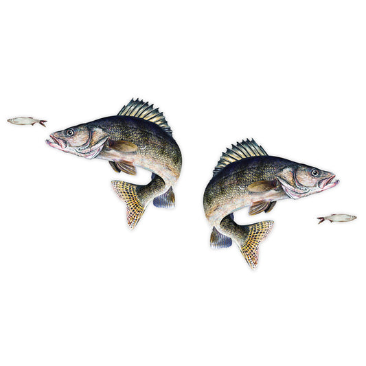 Walleye Mega Decal Double Pack