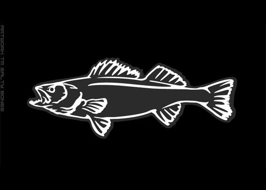 Walleye Plotted Style Profile Decal