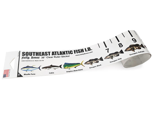 SALTWATER STICKER RULERS – Salty Bones