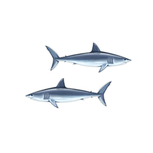 Mako Shark Mini Profile Fish Decals
