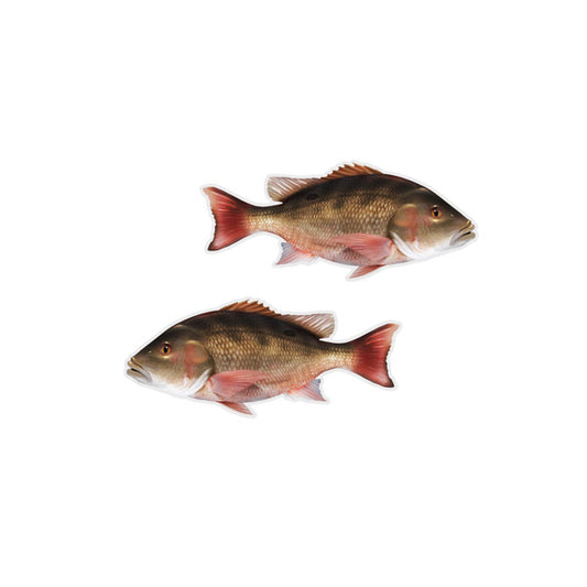 Mutton Snapper Mini Profile Fish Decals