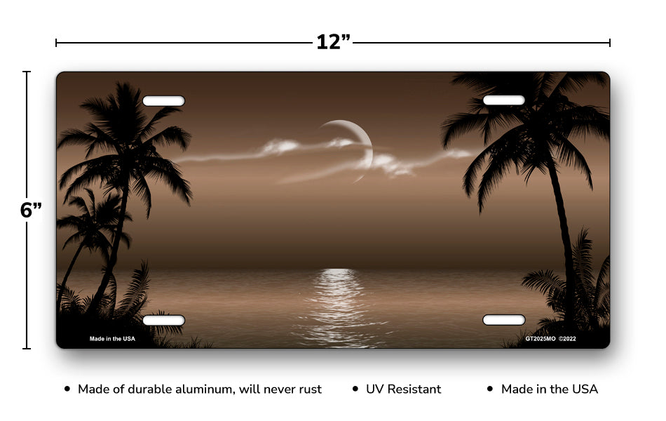 Mocha Palms Scenic License Plate
