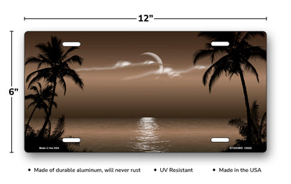 Mocha Palms Scenic License Plate